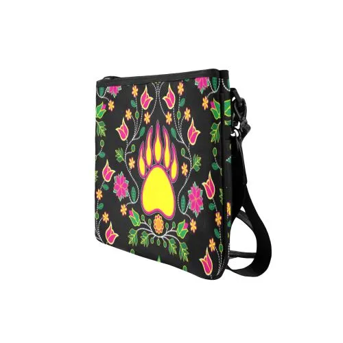 Floral Bearpaw Slim Clutch Bag
