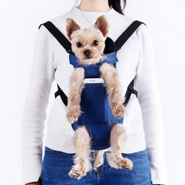 Foldable Chest Backpack Pet Carrier Bag for Dogs
