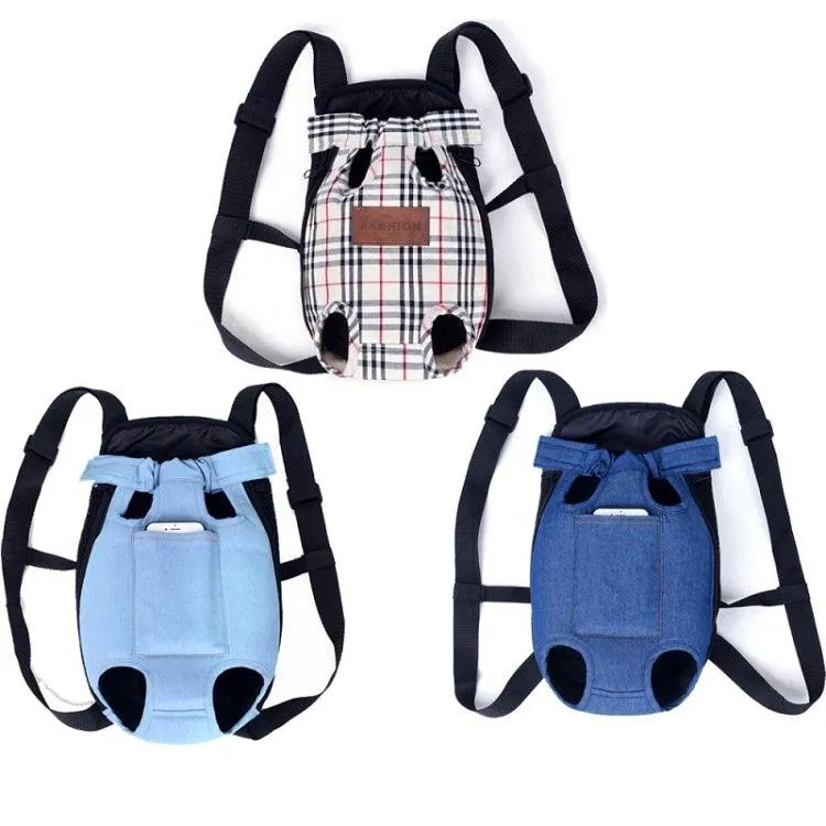 Foldable Chest Backpack Pet Carrier Bag for Dogs