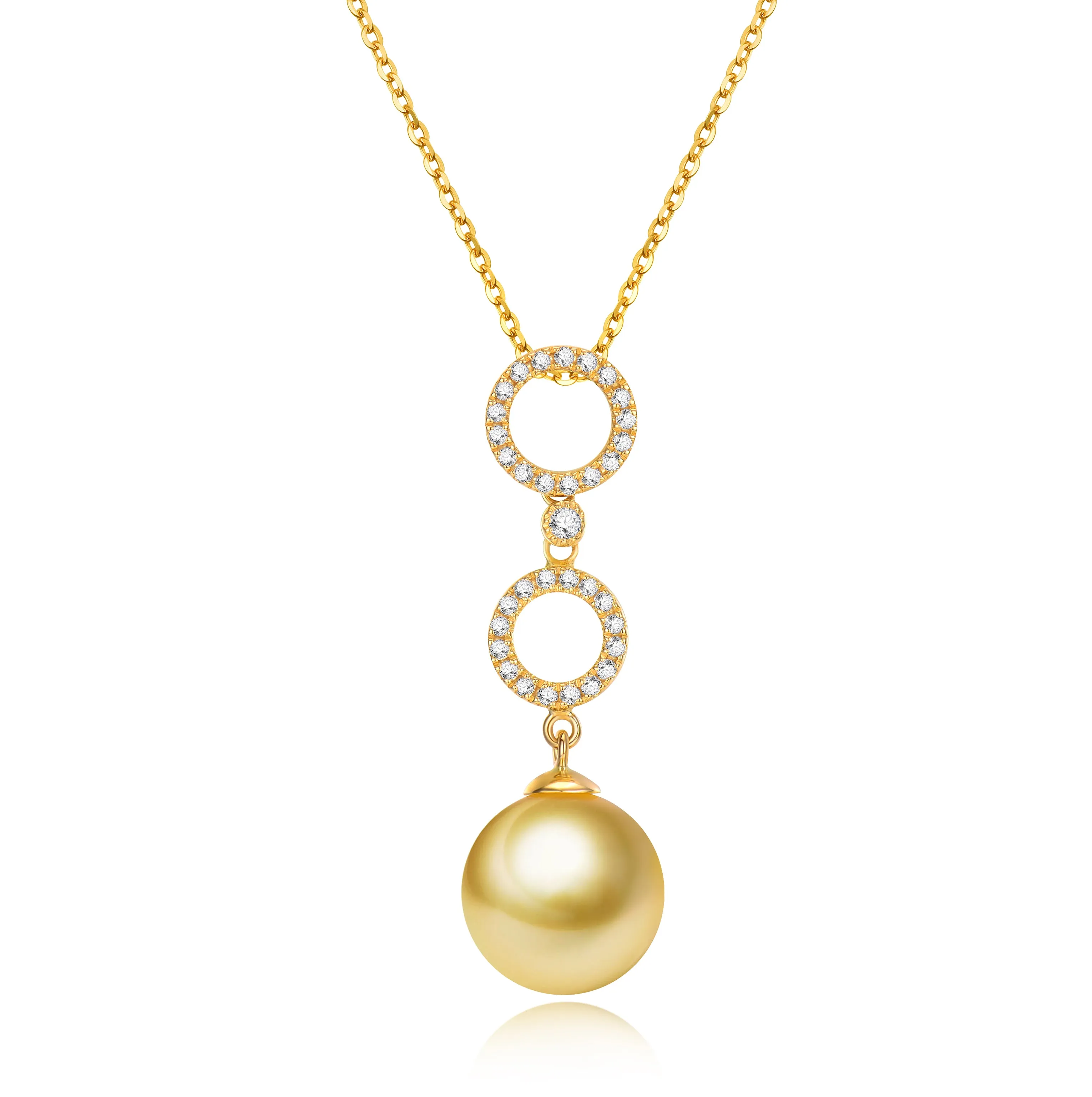 G18k Triumph Diamonds & Pearl Pendant