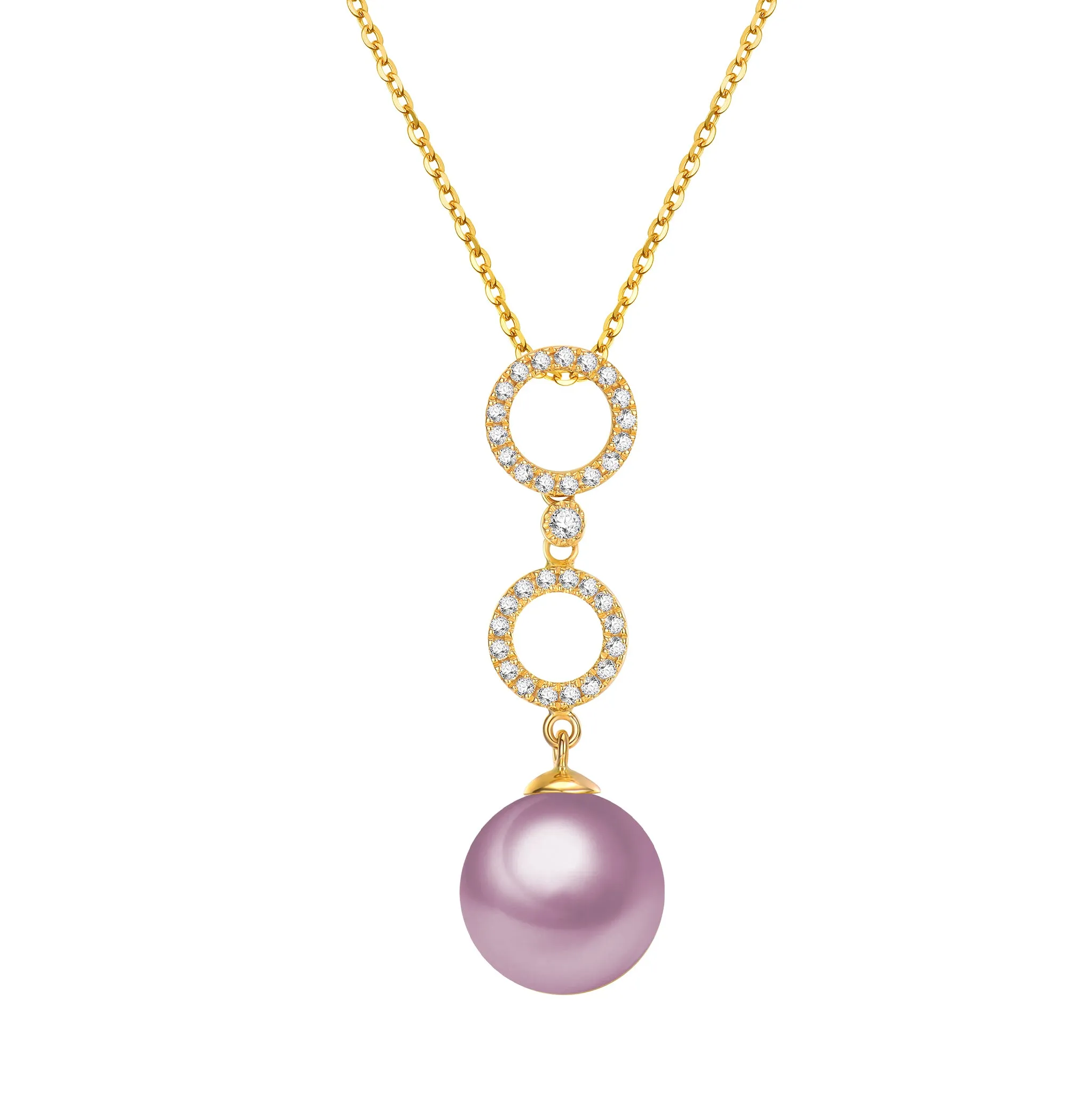 G18k Triumph Diamonds & Pearl Pendant