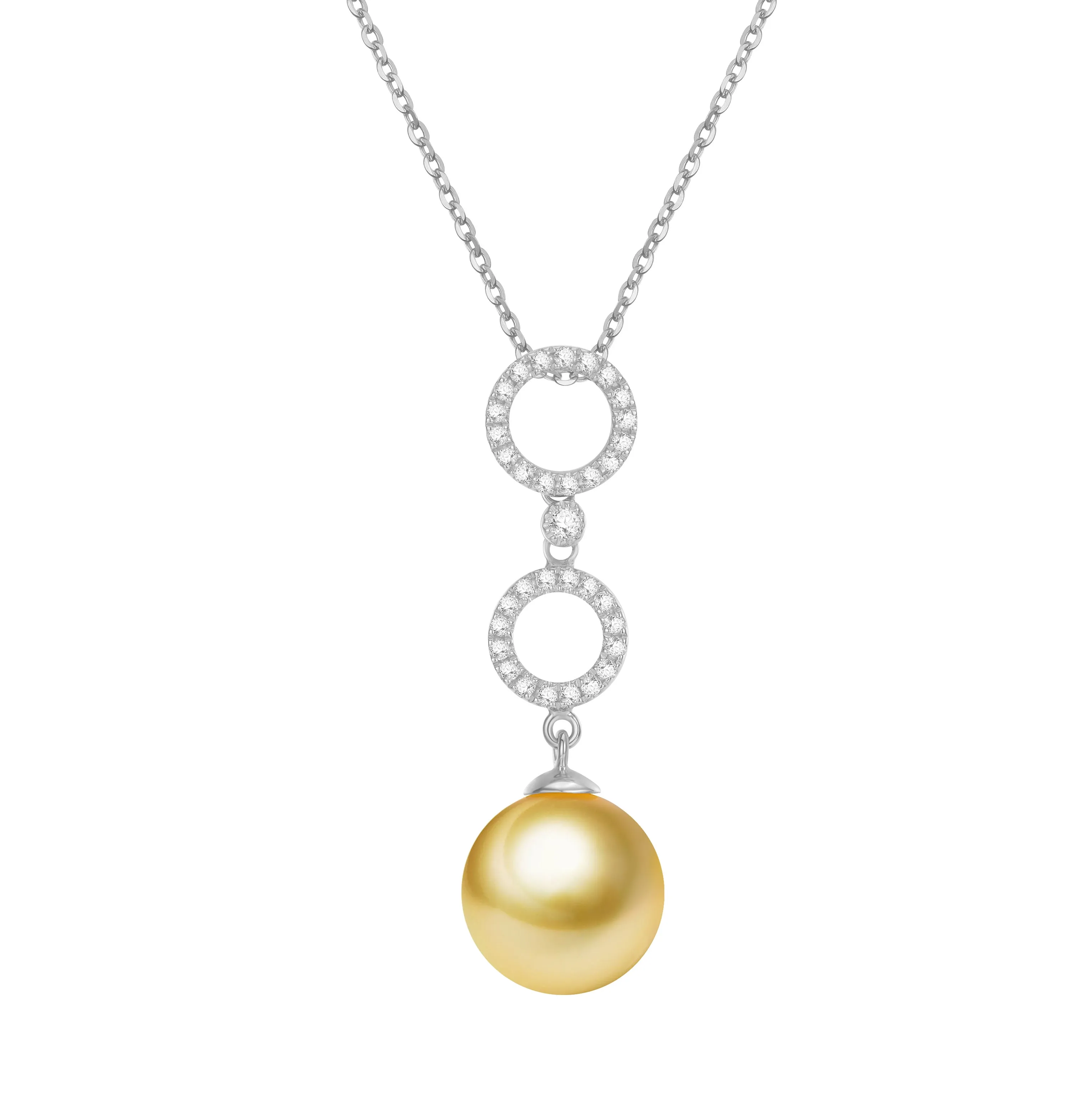 G18k Triumph Diamonds & Pearl Pendant