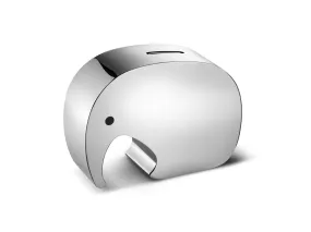 Georg Jensen Mirror polished Stainless Steel Elephant Money Bank