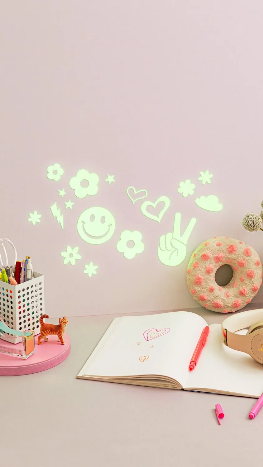 Happy Days Glow Wall Stickers