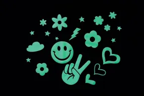 Happy Days Glow Wall Stickers
