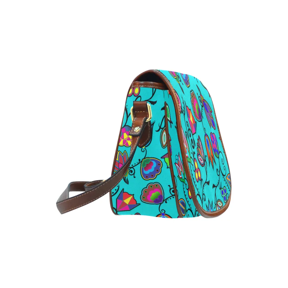Indigenous Paisley - Sky Saddle Bag/Small