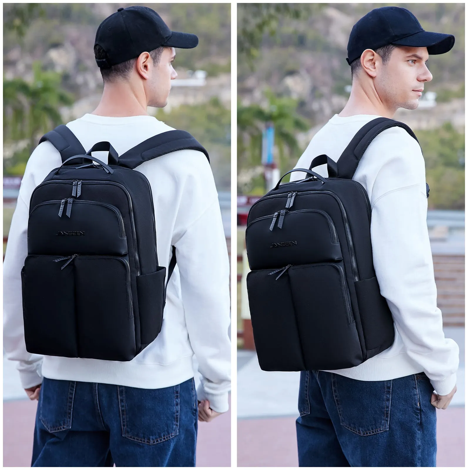 Jansben Smart Business Backpack for Men