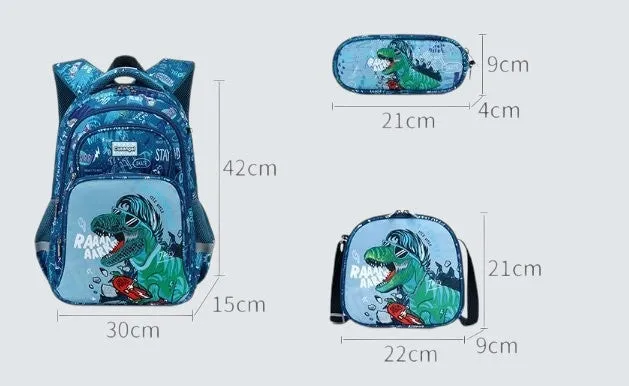 Kids Dinosaur Roar School Bag Backpack