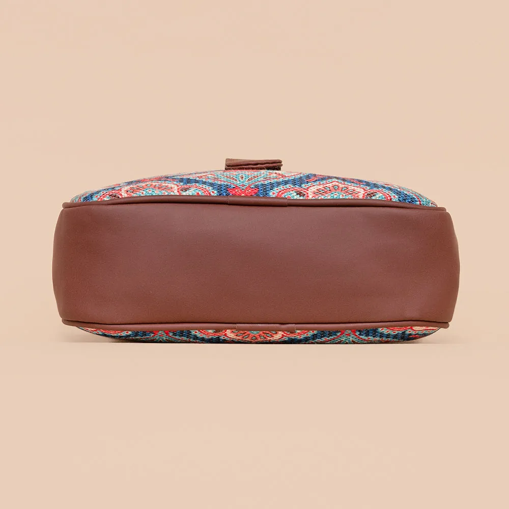 Kovil Blue Magnetic Sling Bag
