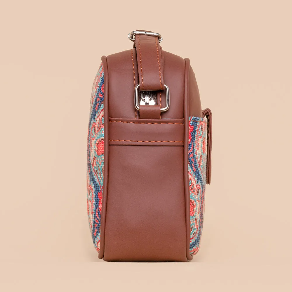 Kovil Blue Magnetic Sling Bag