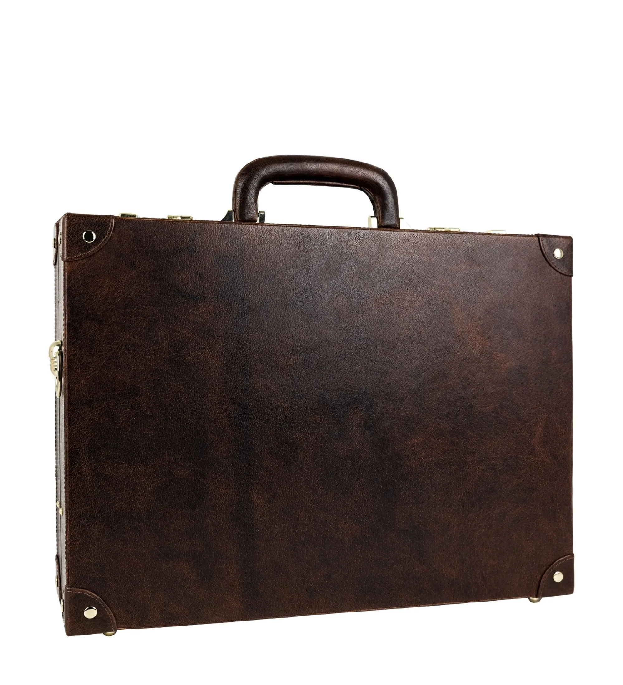 Large Leather Attache Case Briefcase - Parade's End