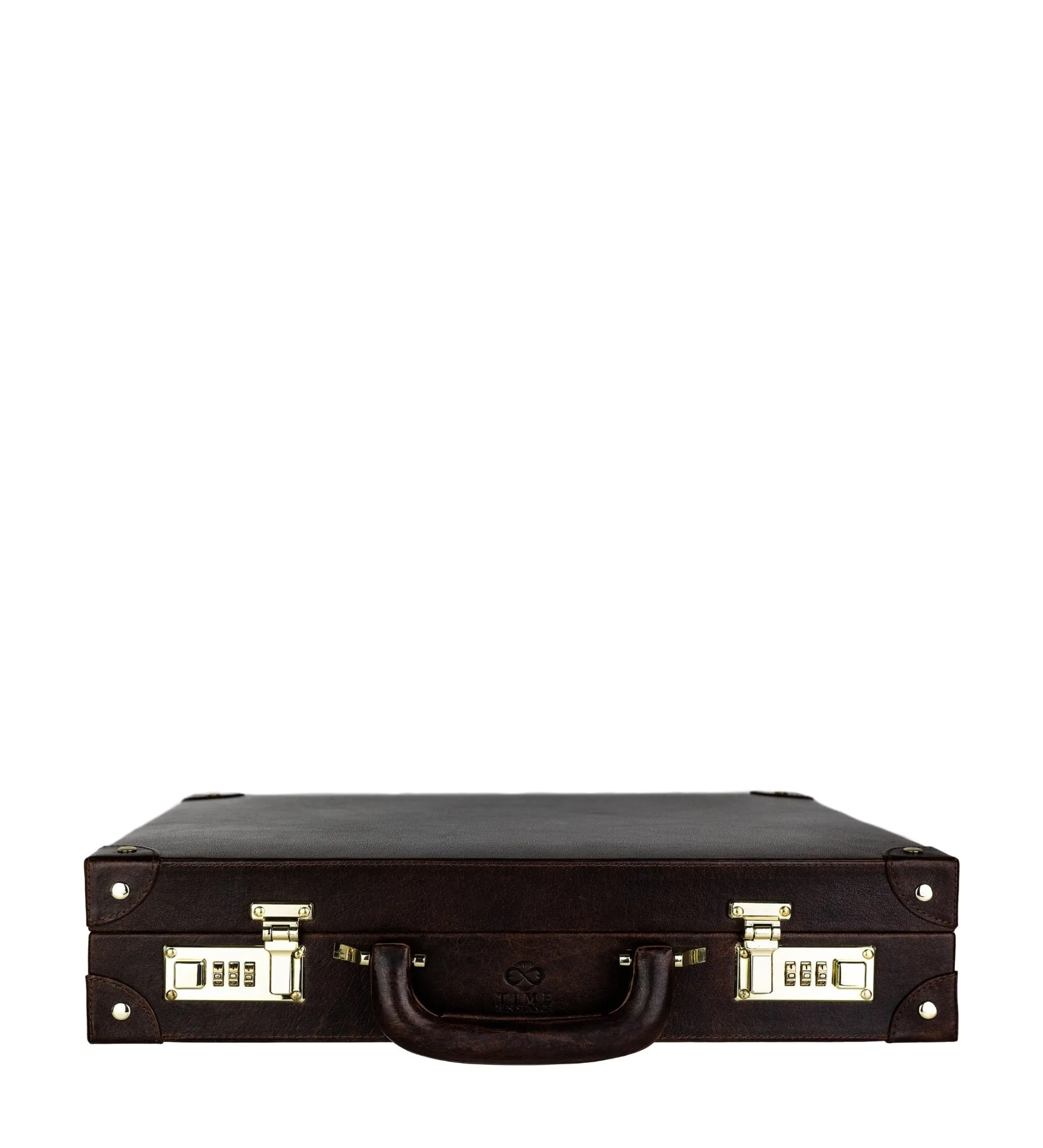 Large Leather Attache Case Briefcase - Parade's End