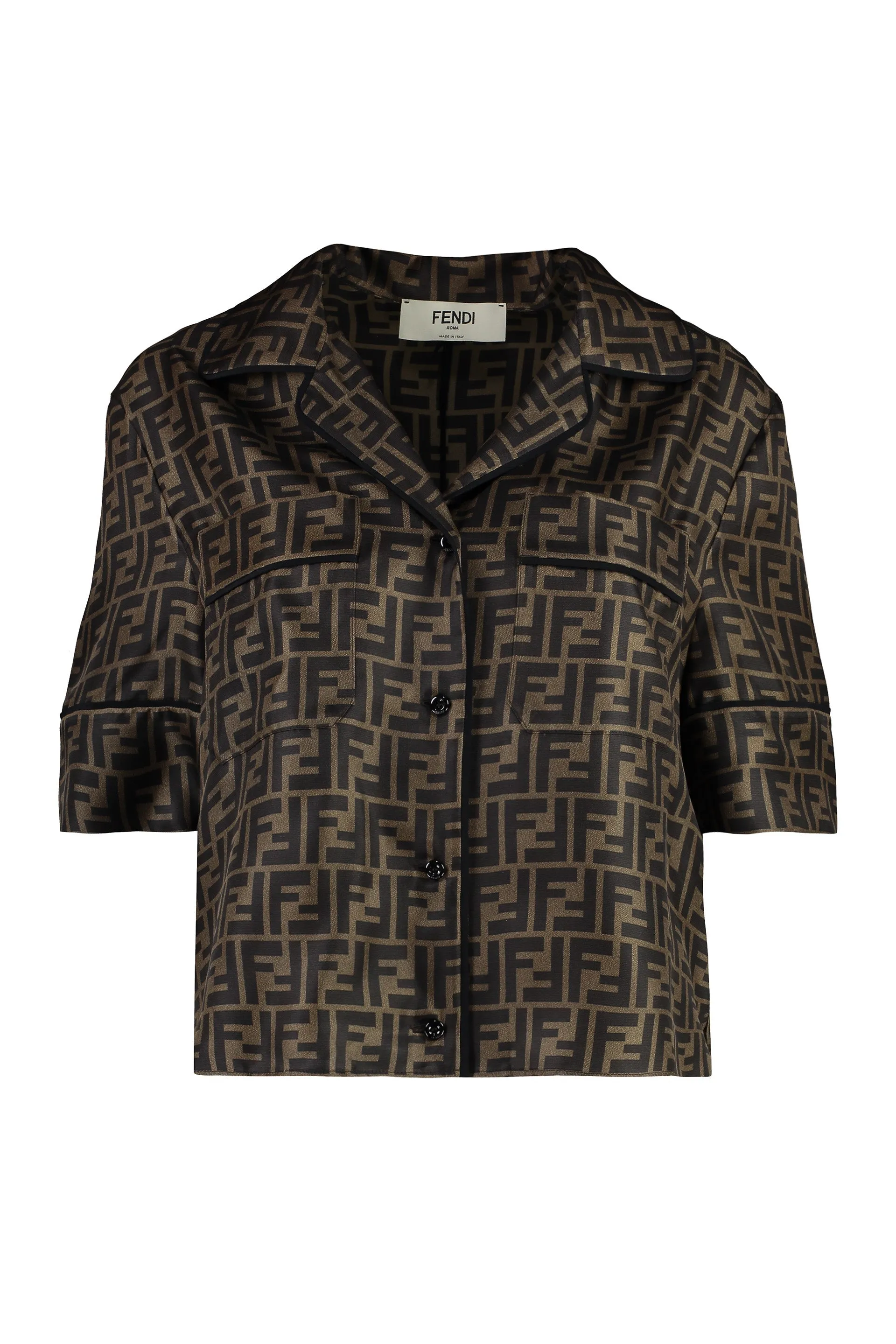 LOGO SILK PAJAMAS