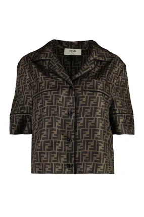 LOGO SILK PAJAMAS