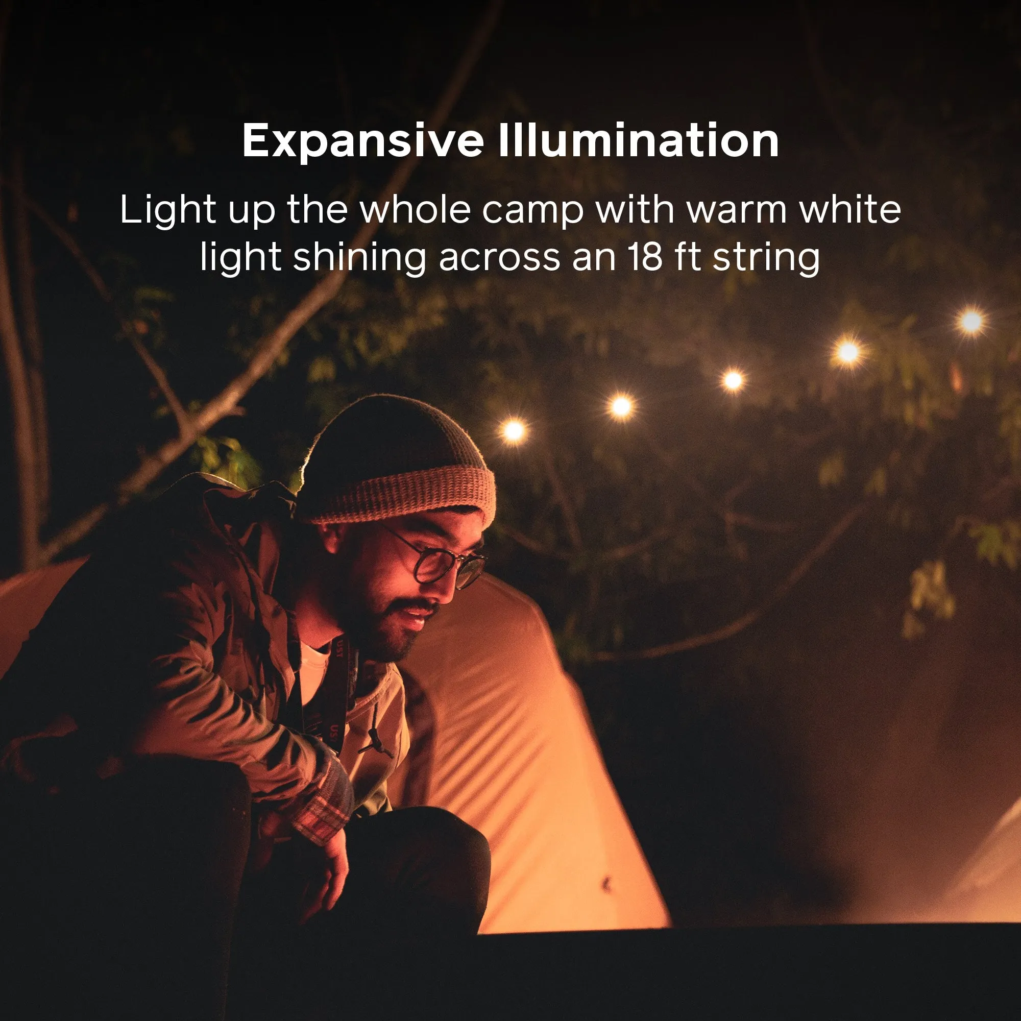 Luci Solar String Lights: White 18'