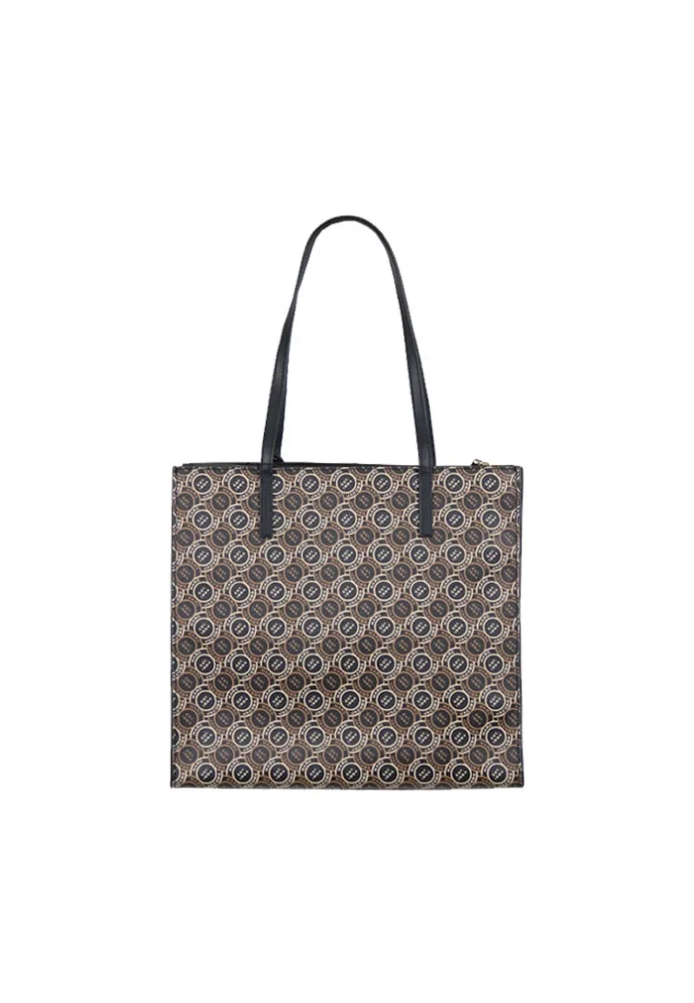 Marc Jacobs Signet Canvas Grind Large Grind H010M12FA22 In Black Multi