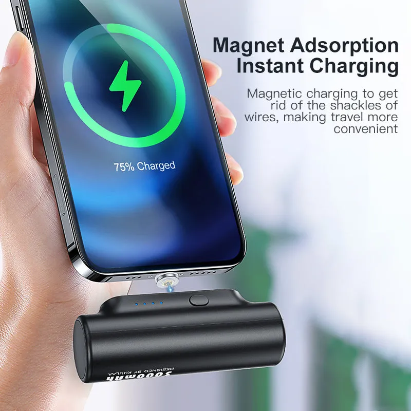 Mini Magnetic 3000mAh Capsule
Mobile Magnetic Portable Power Bank