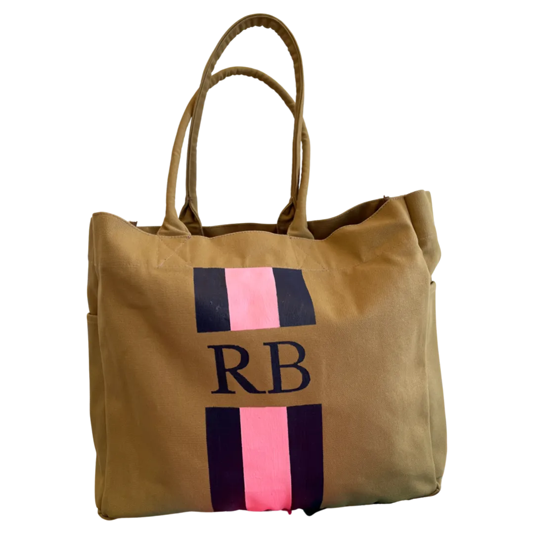 Monogram Beach Bag - Medium - Oxford Tan