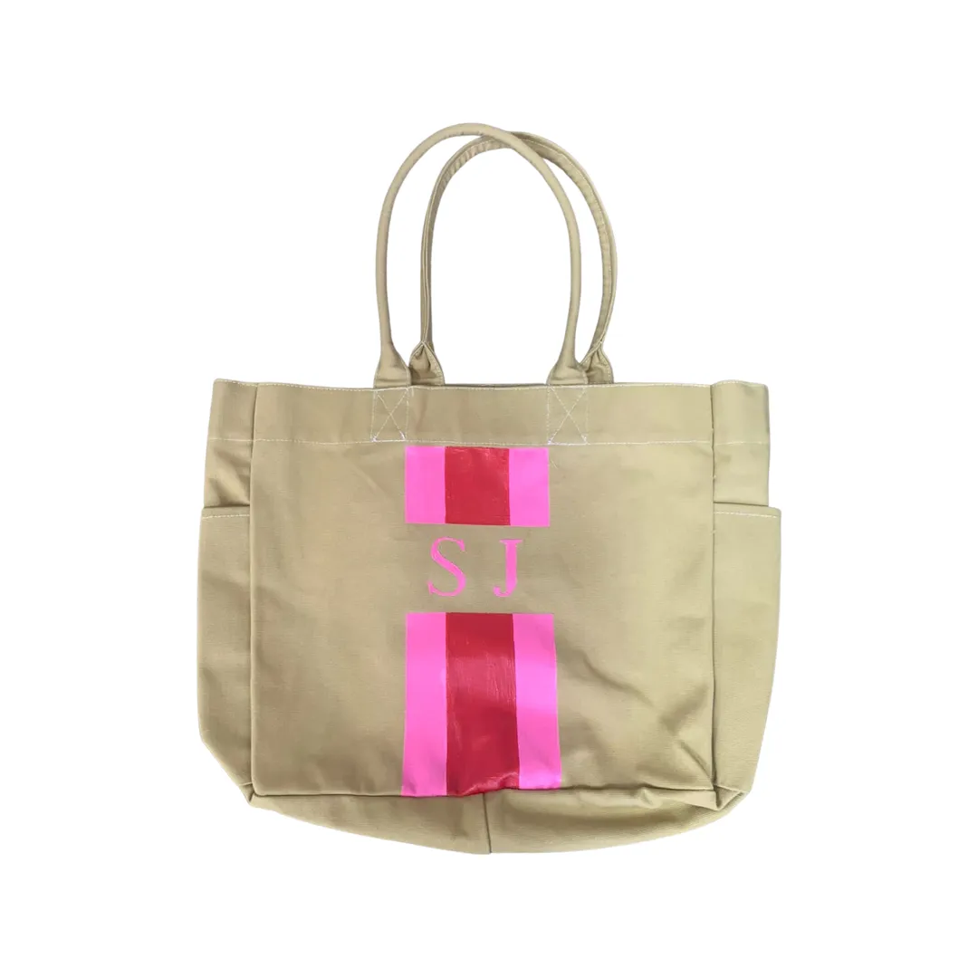 Monogram Beach Bag - Medium - Oxford Tan