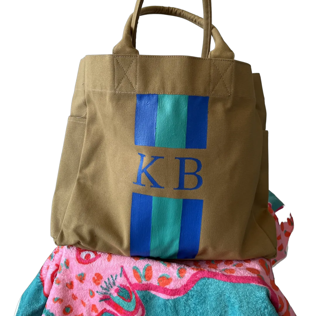 Monogram Beach Bag - Medium - Oxford Tan