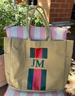Monogram Beach Bag - Medium - Oxford Tan