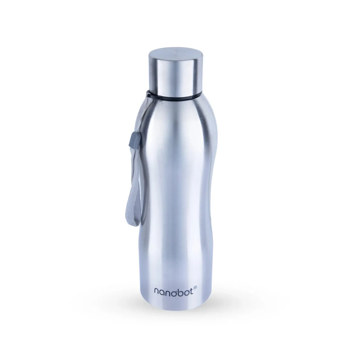 Nanobot Water Bottle - 1 Ltr | Whizz Colour Water Bottle/ 10.5 x 3 Inches/ Stainless Steel Water Container for Home