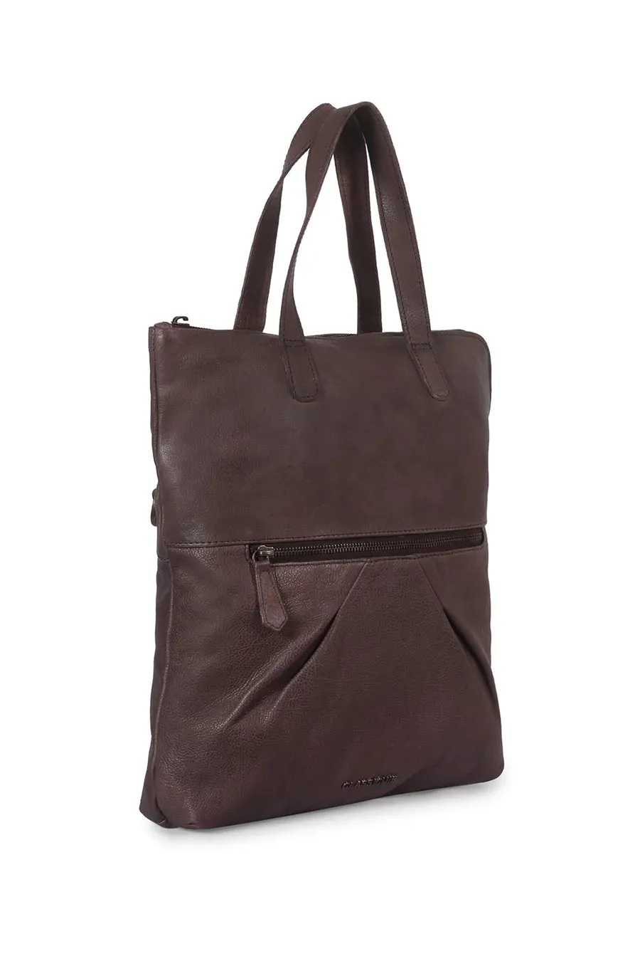 Nice Pleats Bifold Foldover Tote