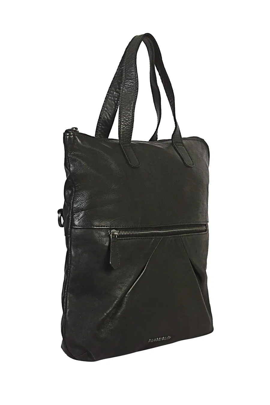 Nice Pleats Bifold Foldover Tote
