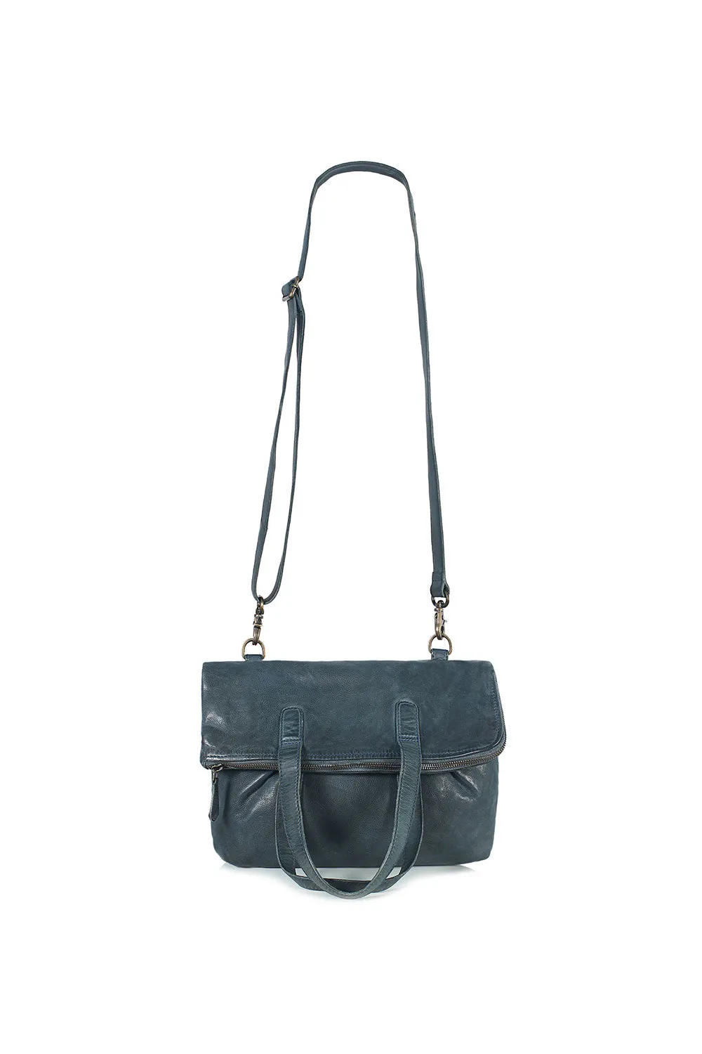 Nice Pleats Bifold Foldover Tote