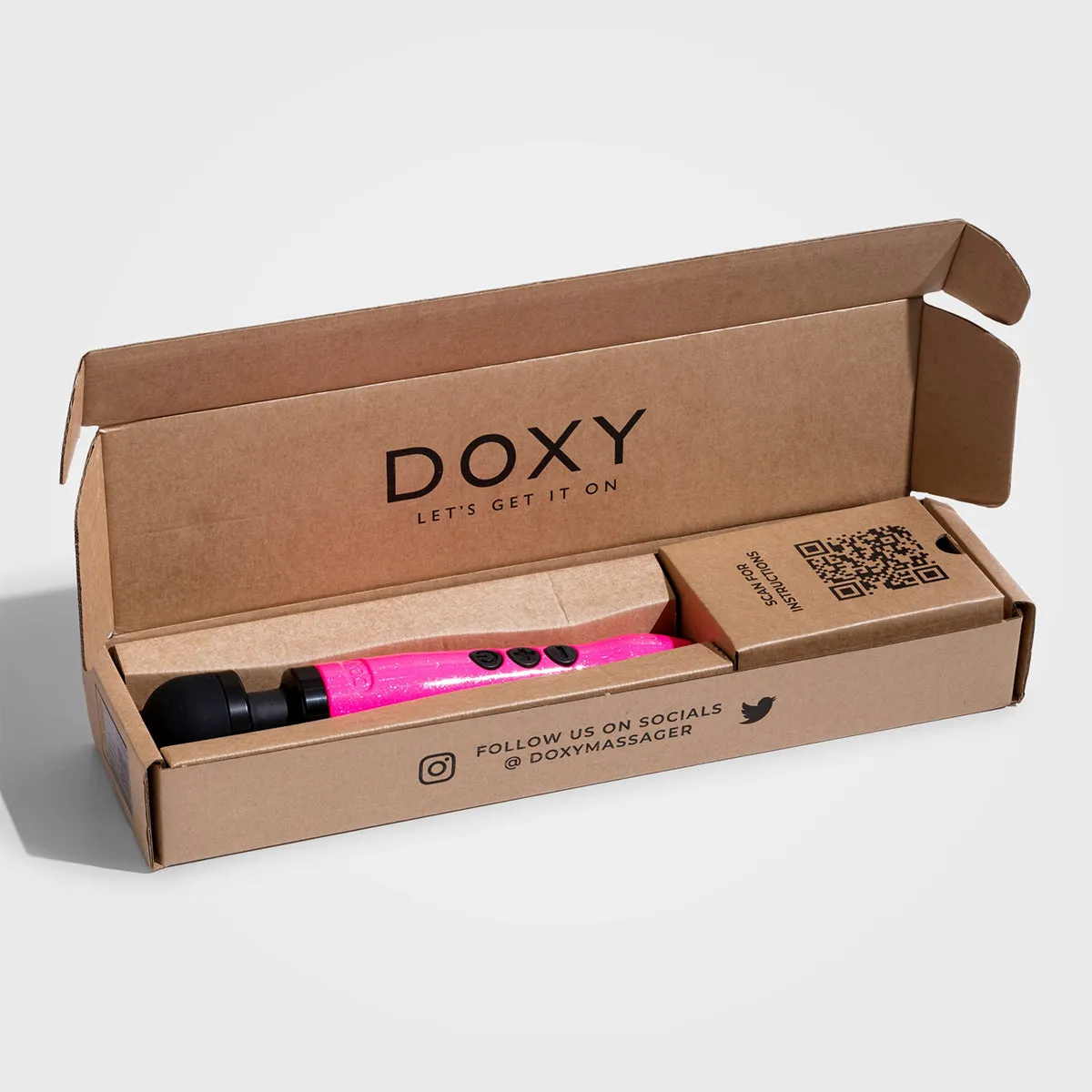 Number 3 - Hot Pink Wall Plug Powerful Wand Vibrator and Massager