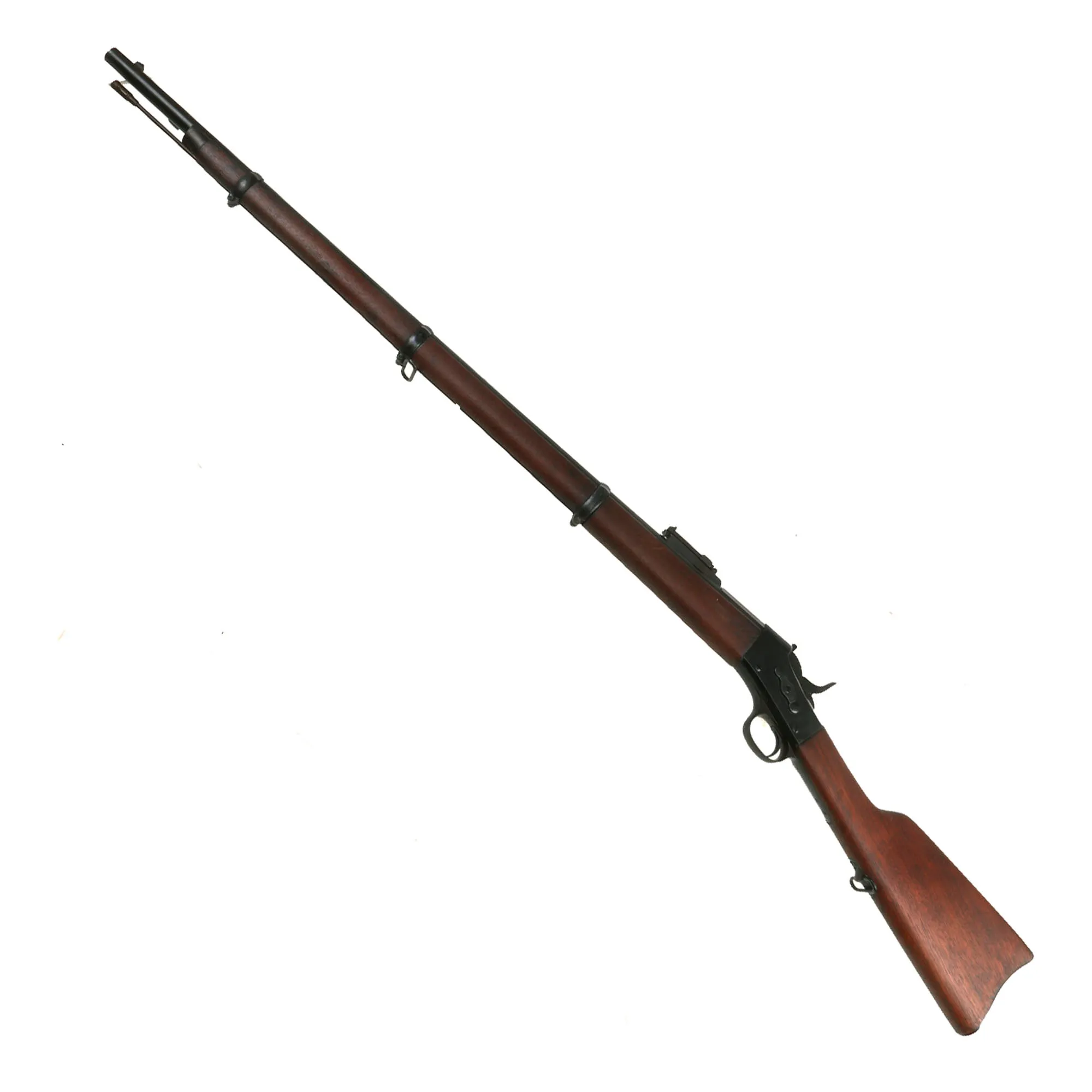 Original Argentine Remington Rolling Block Model 1879 E.N. Infantry Rifle in .43 Spanish Caliber - Worn Markings