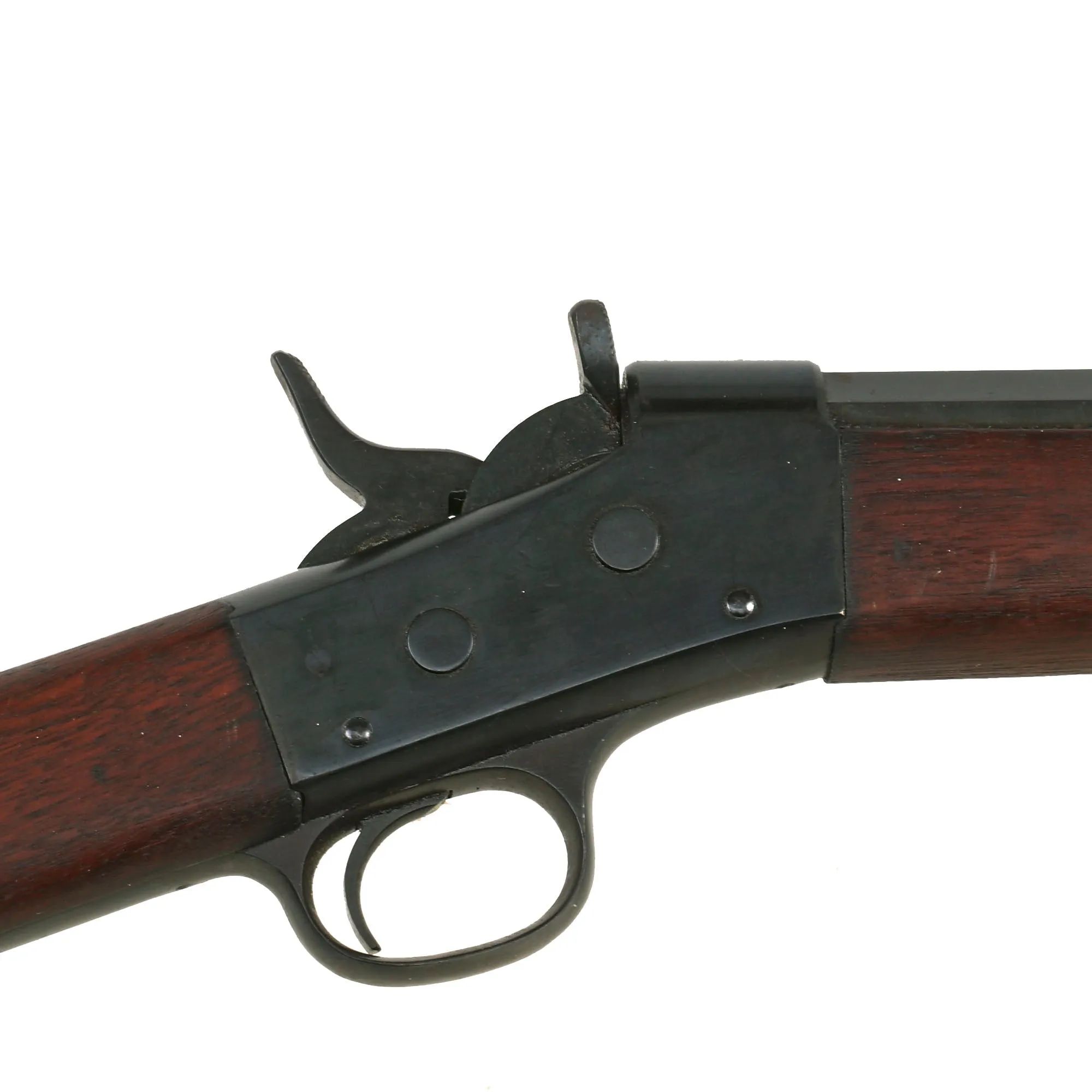 Original Argentine Remington Rolling Block Model 1879 E.N. Infantry Rifle in .43 Spanish Caliber - Worn Markings
