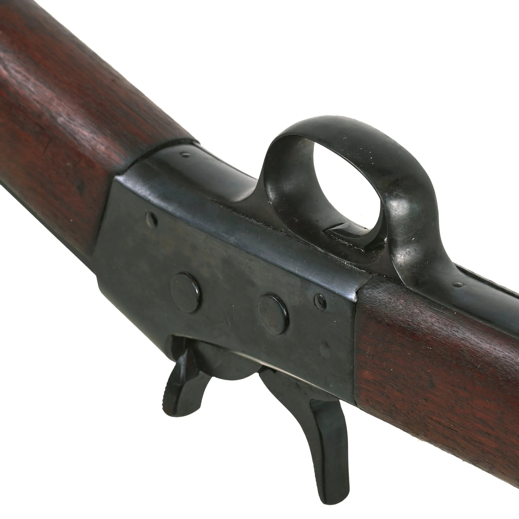 Original Argentine Remington Rolling Block Model 1879 E.N. Infantry Rifle in .43 Spanish Caliber - Worn Markings