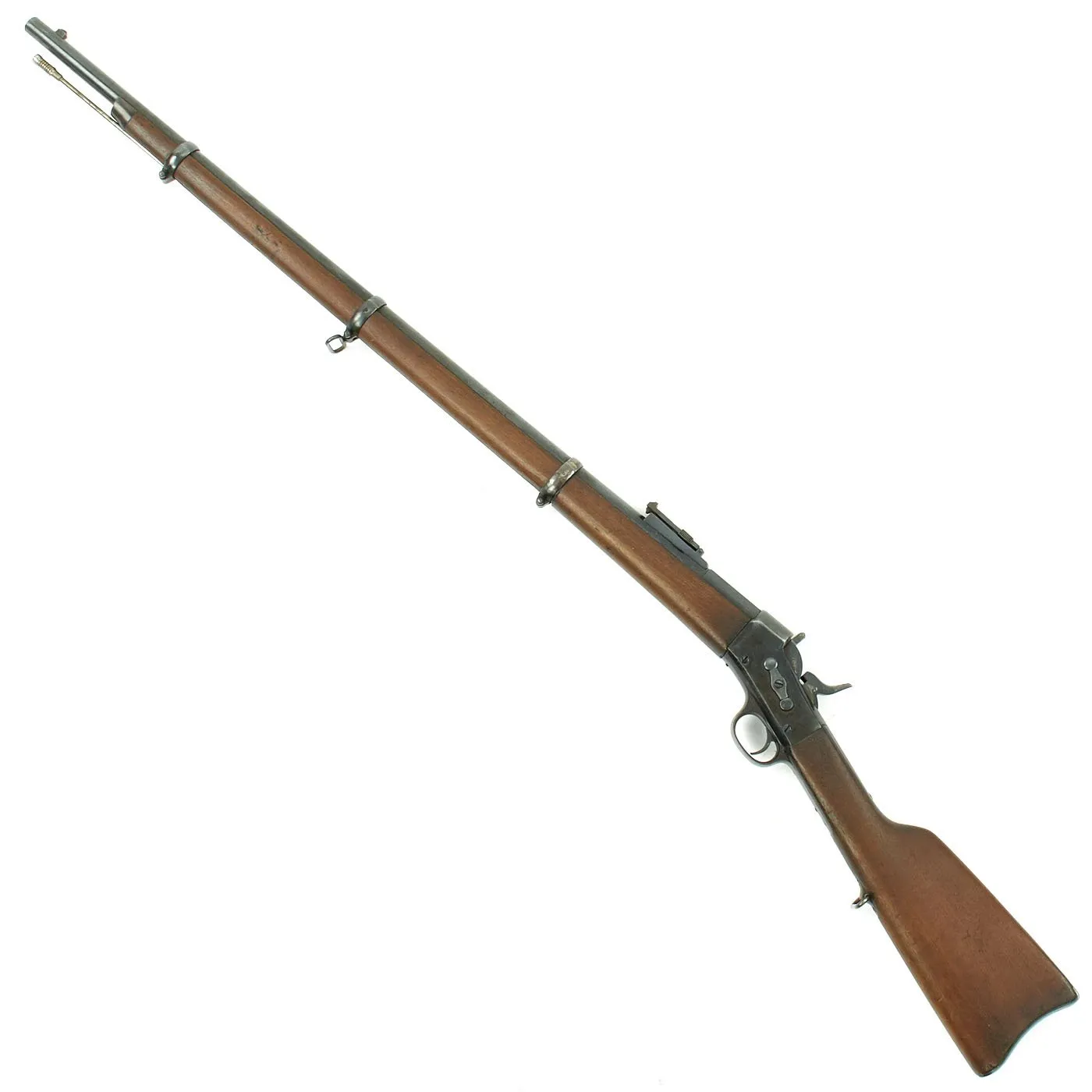 Original Argentine Remington Rolling Block Model 1879 E.N. Infantry Rifle in .43 Spanish Caliber