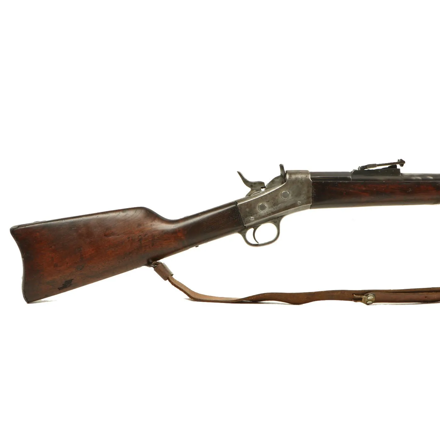Original Argentine Remington Rolling Block Model 1879 E.N. Infantry Rifle in .43 Spanish with Sling