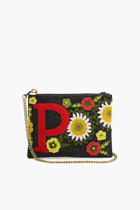 P Floral Crossbody Bag