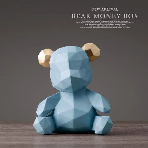 Panda Piggy Bank Geometric