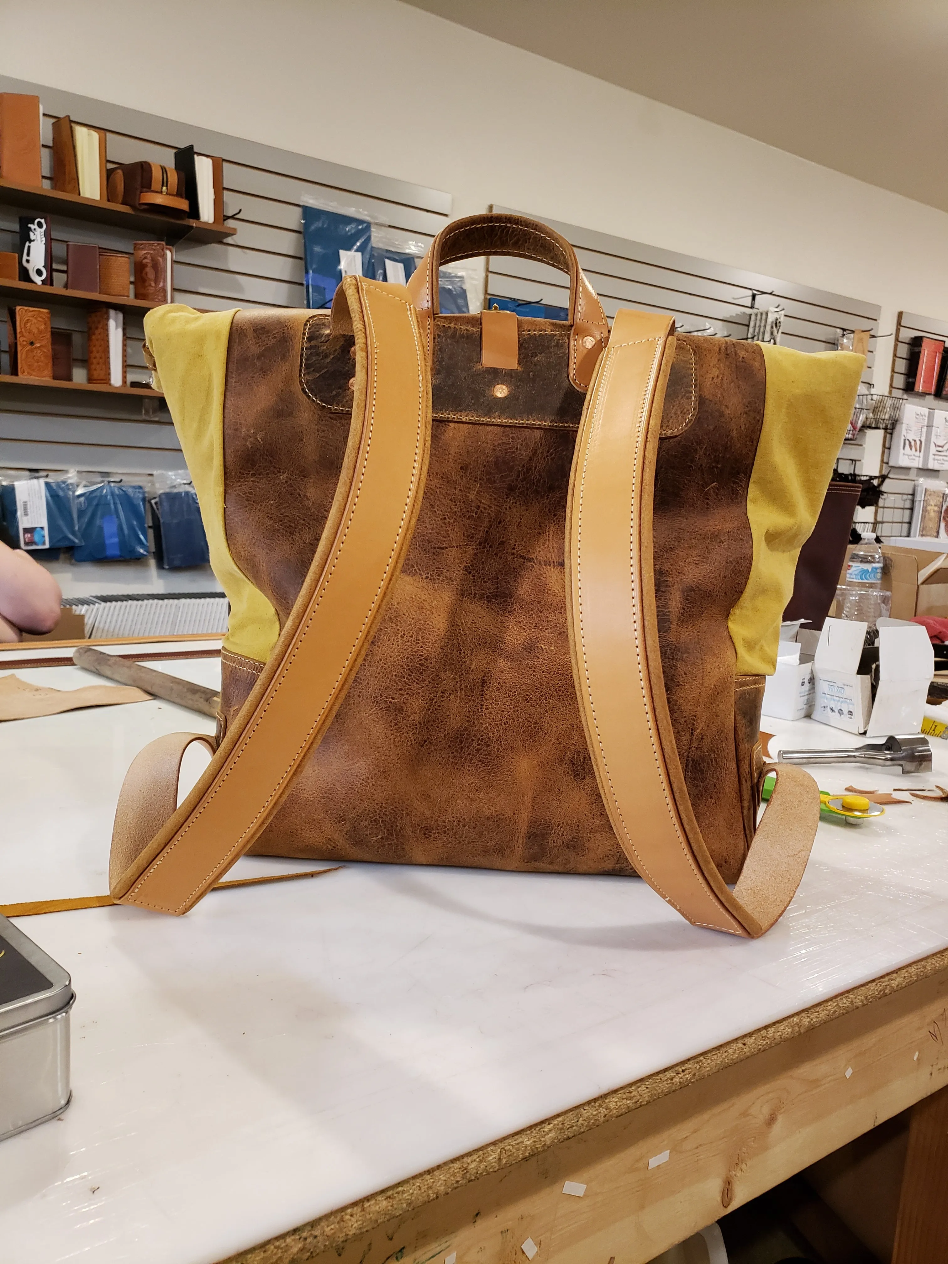 Paper Pattern for the Roll Top Rucksack
