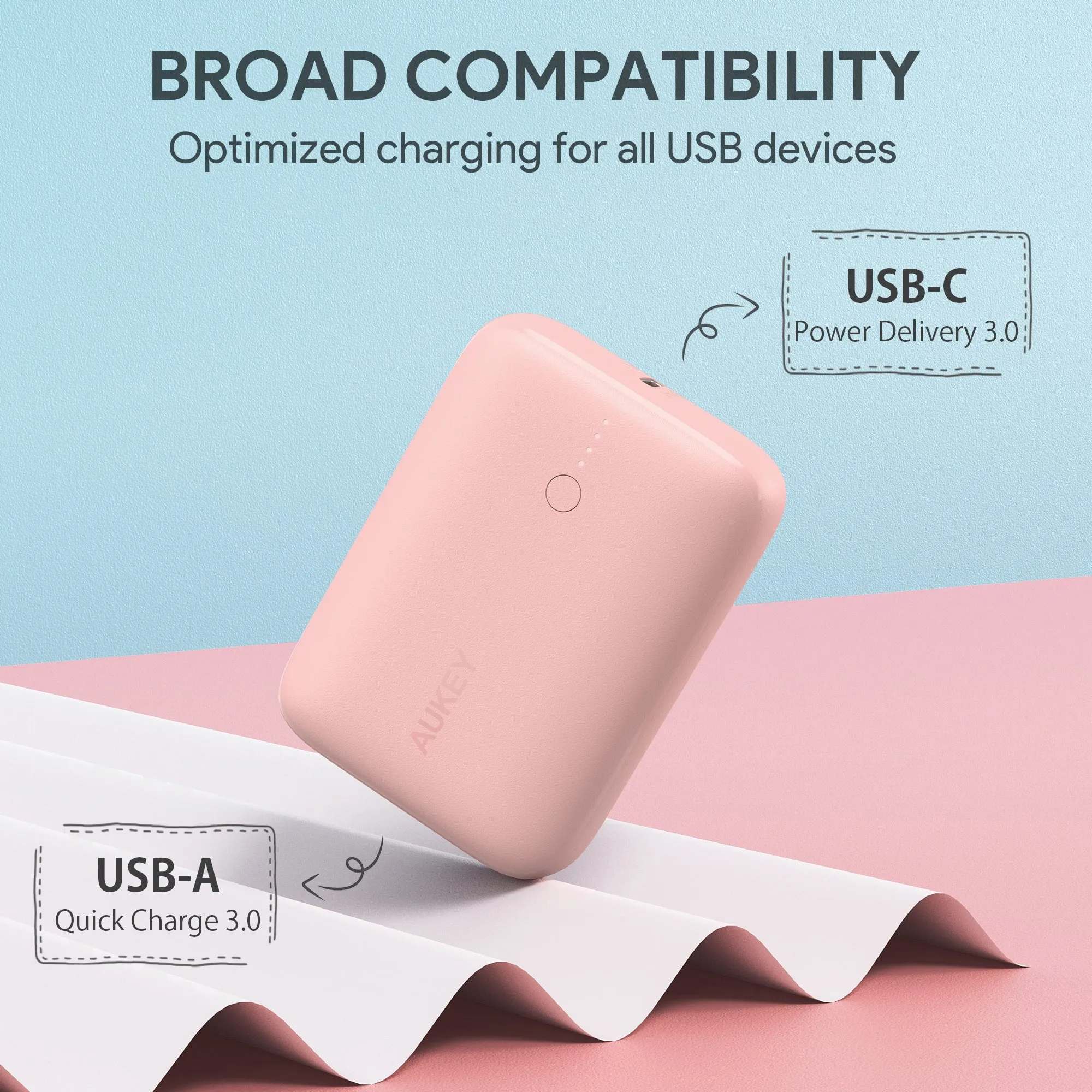 PB-N83S 10,000MAH 20W PD Powerbank Portable Charger
