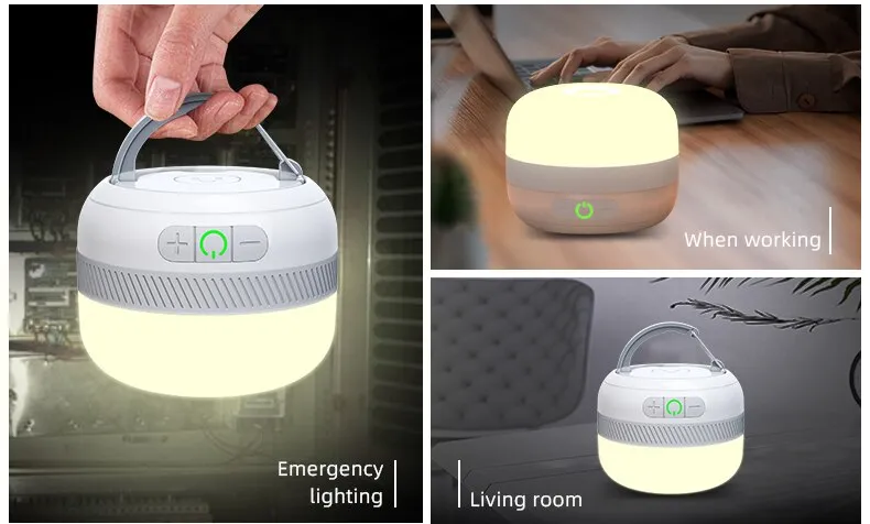 Portable Camping Light USB-C 230 Hours 5200 mAh Power bank