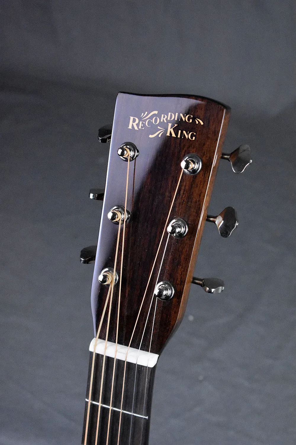 Recording King RD-328 All-Solid Dreadnought, Aged Adirondack/Rosewood