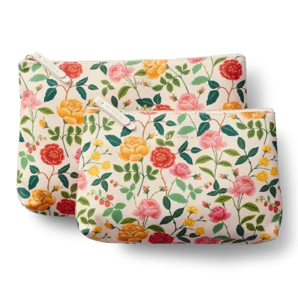 Rifle Paper Co. Zippered Pouch Set ~ Various Styles