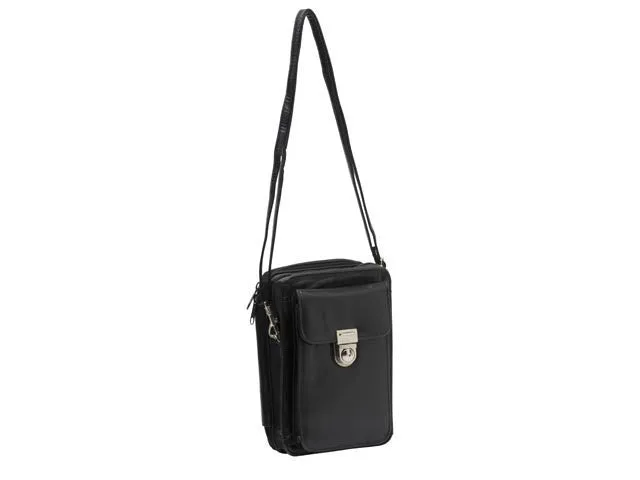 RILEY SMALL LEATHER CROSSBODY BAG