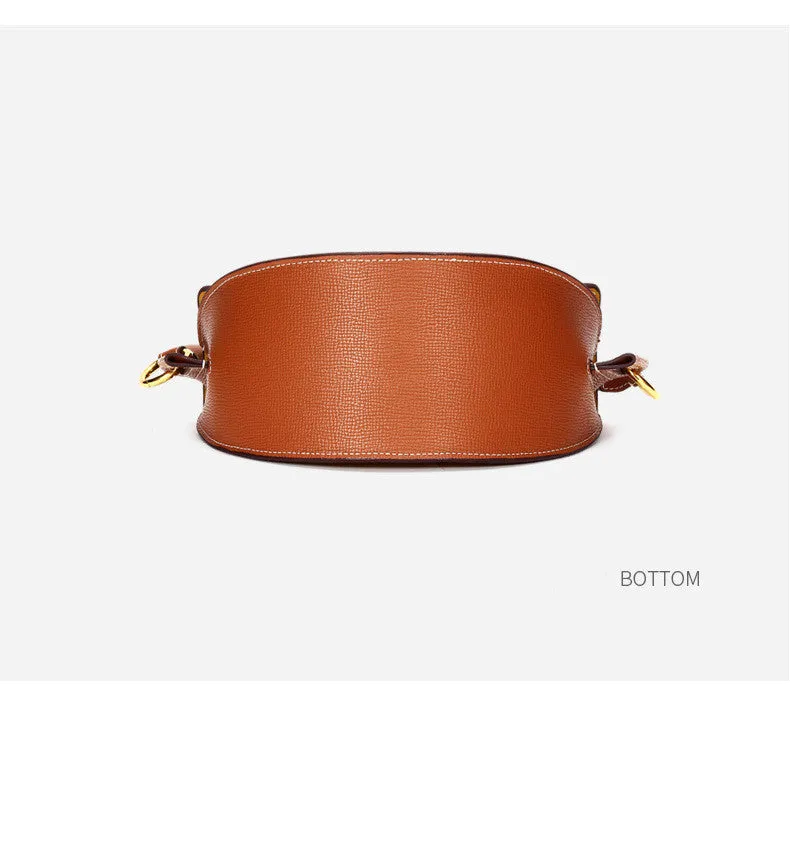 Saddle bag handbags European and American new niche crescent