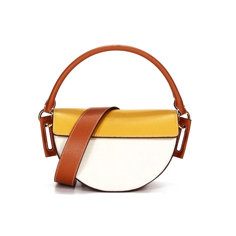 Saddle bag handbags European and American new niche crescent