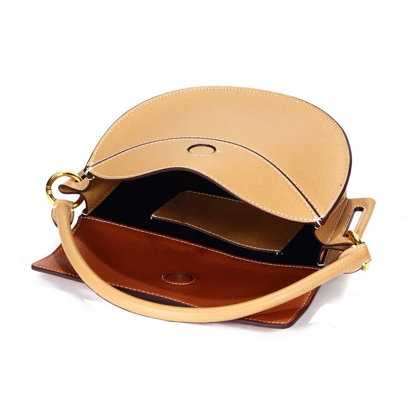 Saddle bag handbags European and American new niche crescent