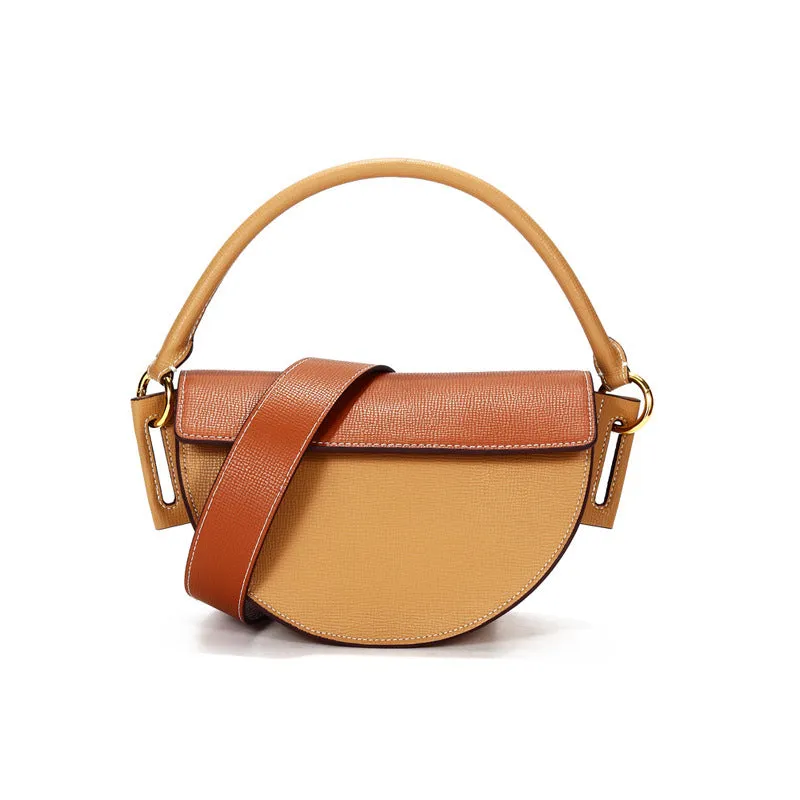 Saddle bag handbags European and American new niche crescent