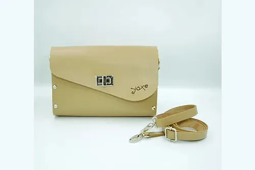 Sand bag leather wood women
