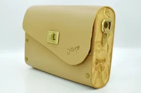 Sand bag leather wood women
