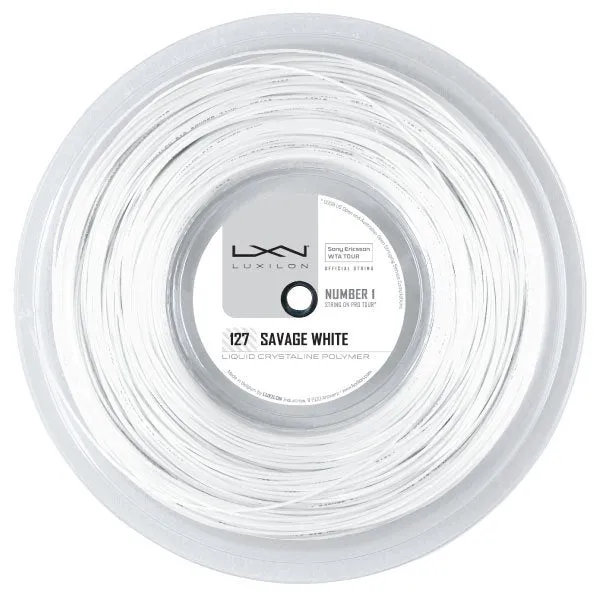 Savage White 127 16G Tennis String Reel